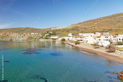 Fototapeta Naklejka Na Ścianę i Meble -  Megali Ammos beach of Kythnos island, Greece