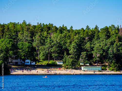 Photography Solviksbadet Beach, Stockholm, Stockholm County, Sweden
