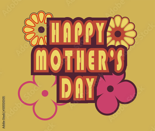 Happy Mother's Day. Special mum postcard.	