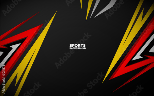 Incredible Sports Background with Lines and Shape. Abstract Background