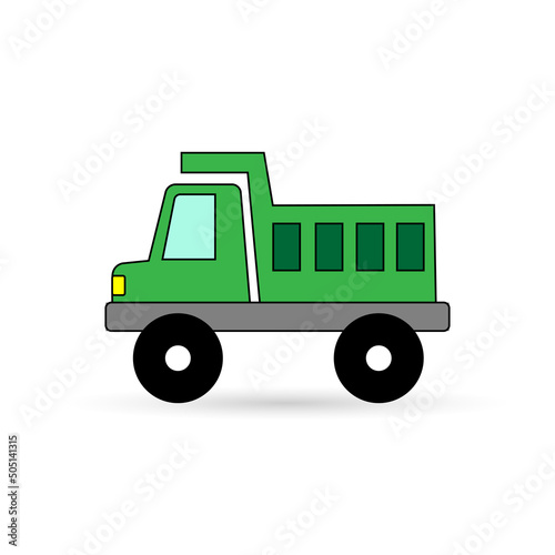 Truck cartoon vector