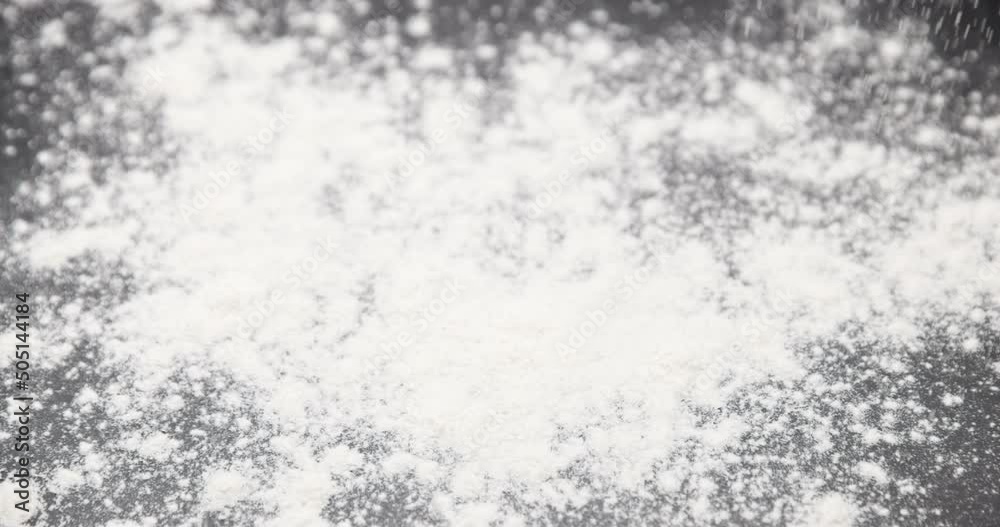 Cleaning white dust from black background Cleaning white dust from black background