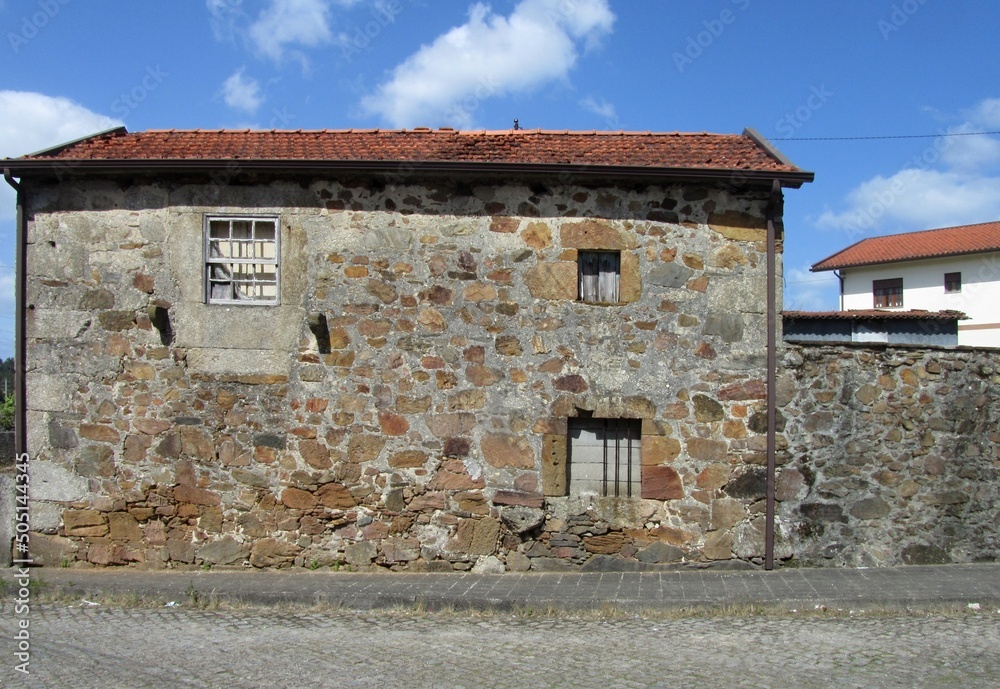 Old traditional stone house in Northern Portugal