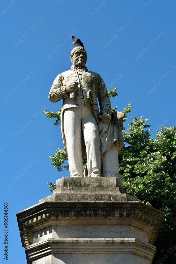 Estátua do Conde de São Bento , Santo Tirso, Norte - Portugal