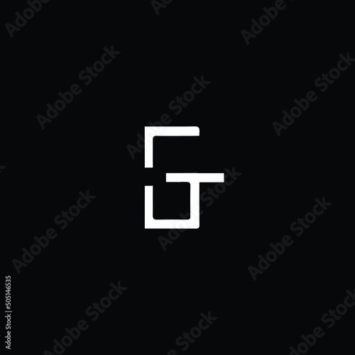 CJ CT Logo Design, Creative Minimal Letter CT CJ Monogram