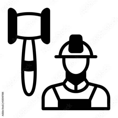 Labour laws vector icon design, Lawyer and Legal System symbol, Different Fields of Law Sign, Advocate and attorney stock illustration, Human and Labor Act Concept