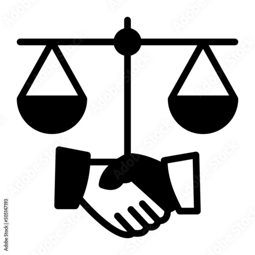 legal egalitarianism vector icon design, Lawyer and Legal System symbol, Different Fields of Law Sign, Advocate and attorney stock illustration, legal agreement or contract Concept