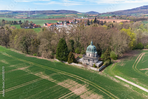 Mausoleum in the Hasperde Castle Park photo