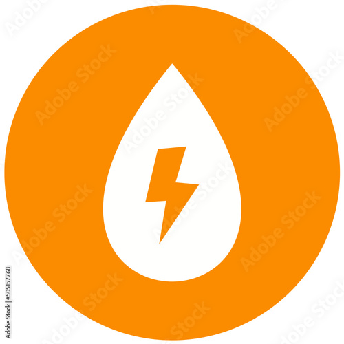 Water Energy Icon Design
