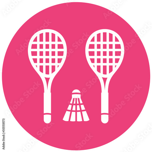 Badminton Icon Design