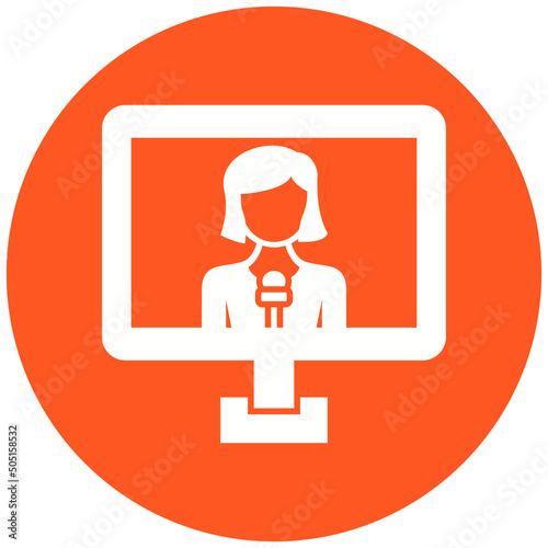 News Anchor Icon