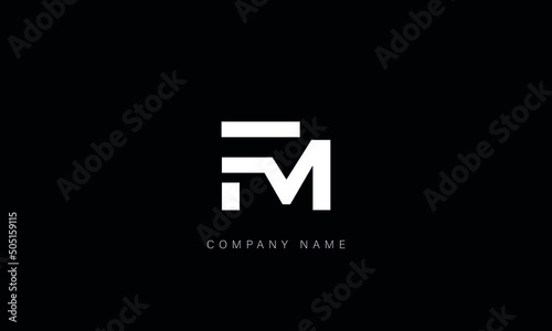 FM, MF, Letters Logo Monogram