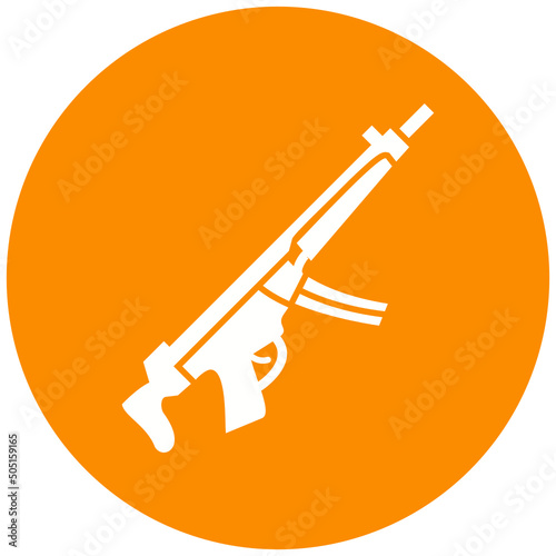 Machine Gun Icon Design