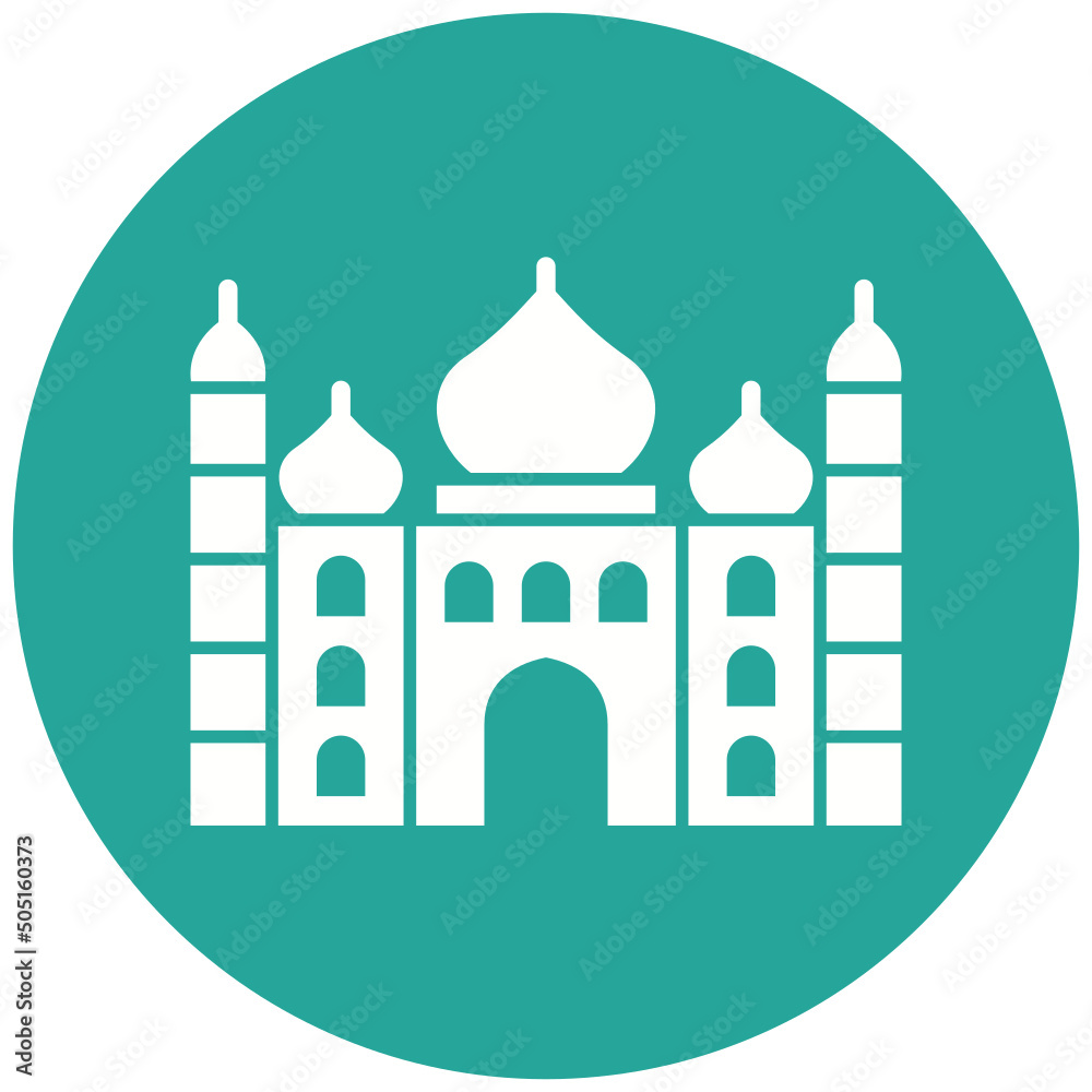 Taj Mahal Icon Design