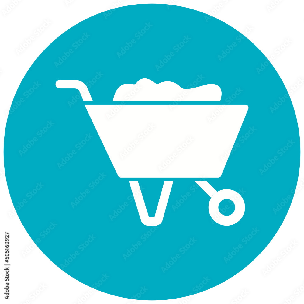 Wheelbarrow Icon Design Wheelbarrow Icon Design