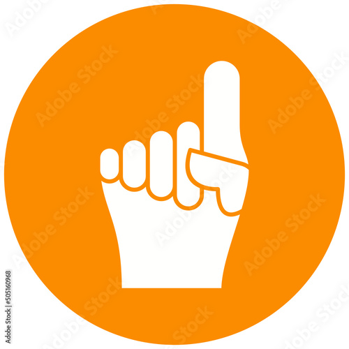 Foam Hand Icon Design