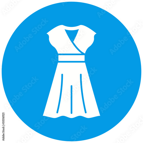 Ladies Outfit Icon Design