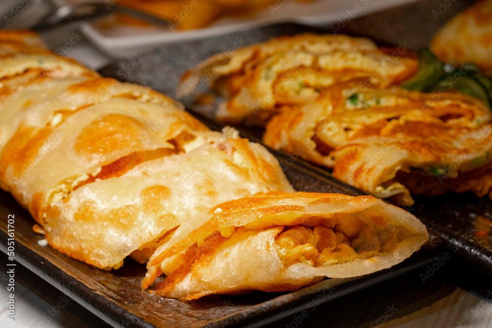 Taiwan, like it very much, delicious, breakfast, original omelette Taiwan, like it very much, delicious, breakfast, original omelette