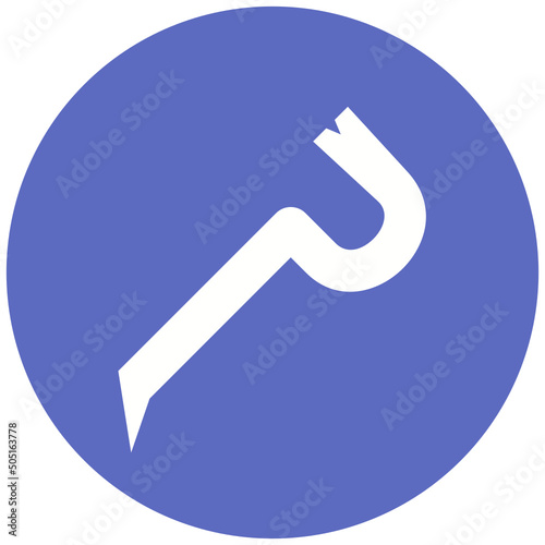 Crowbar Icon Design