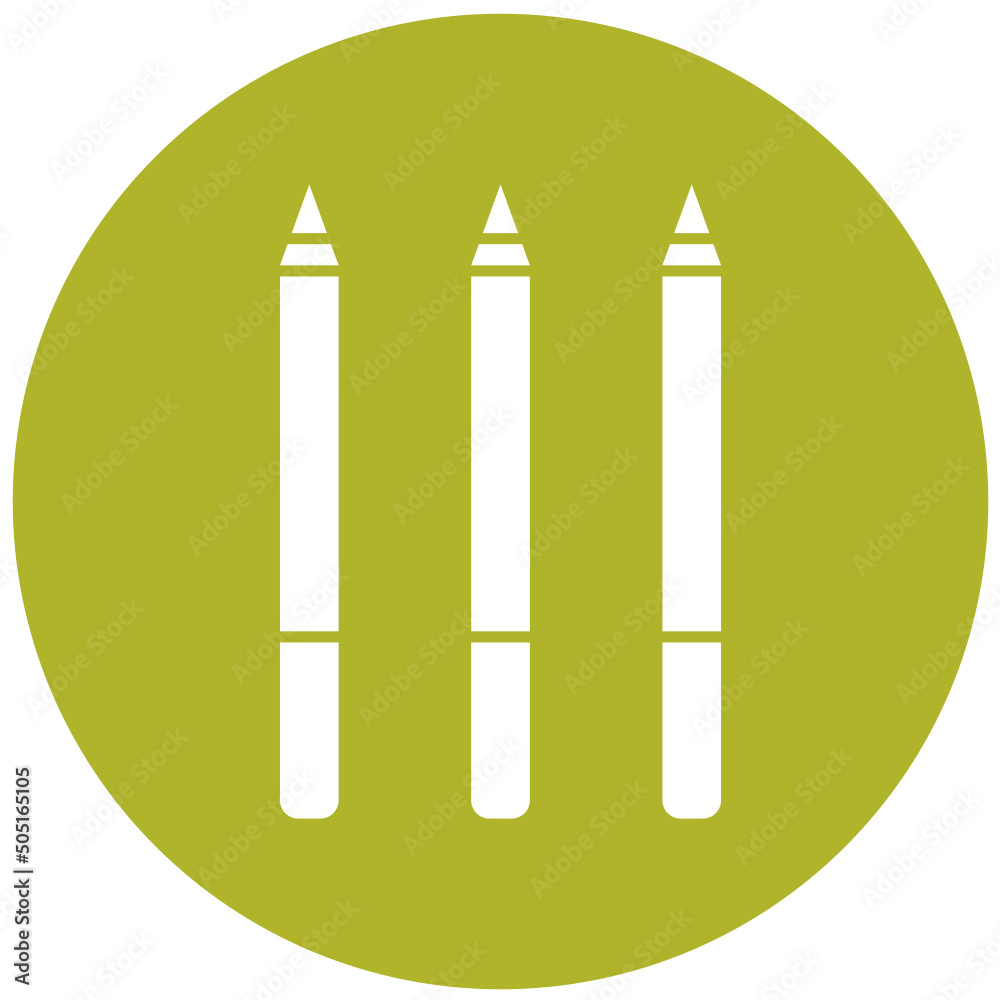 Eye Pencils Icon Design Eye Pencils Icon Design