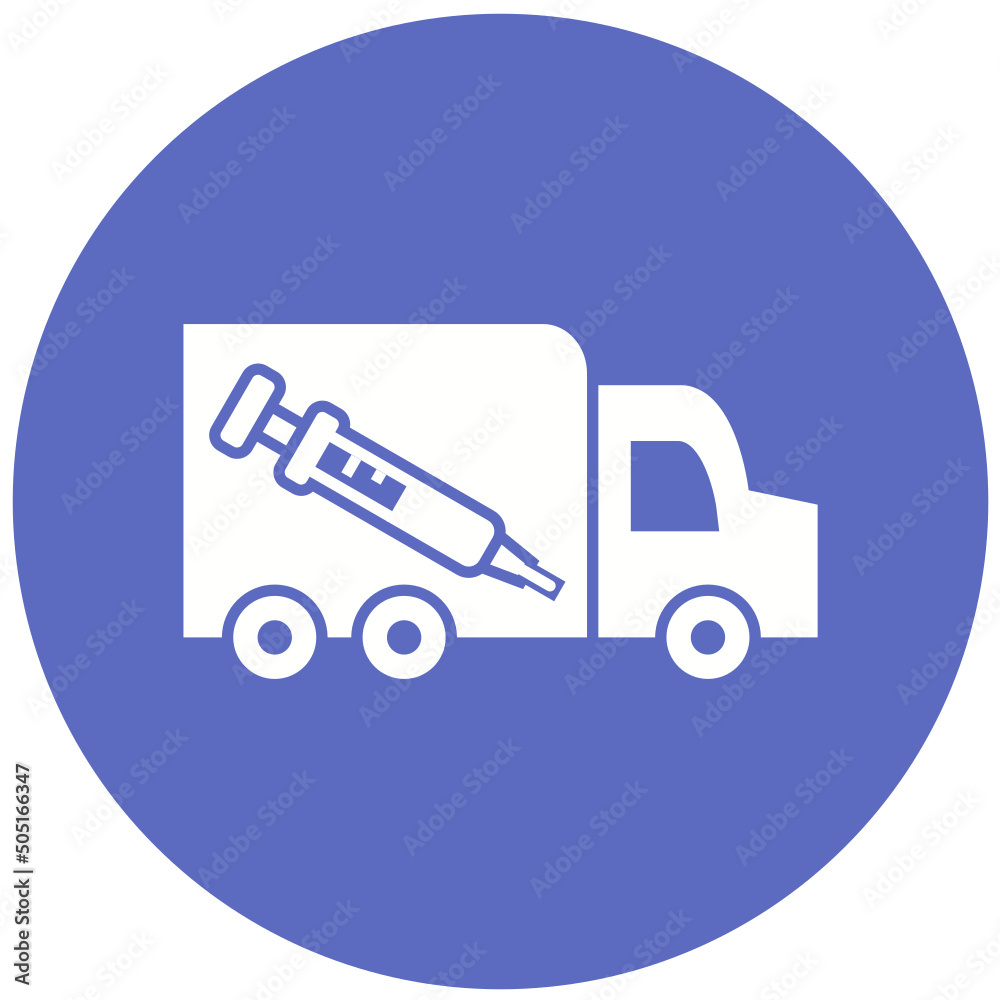 Vaccination Delivery Icon Design Vaccination Delivery Icon Design