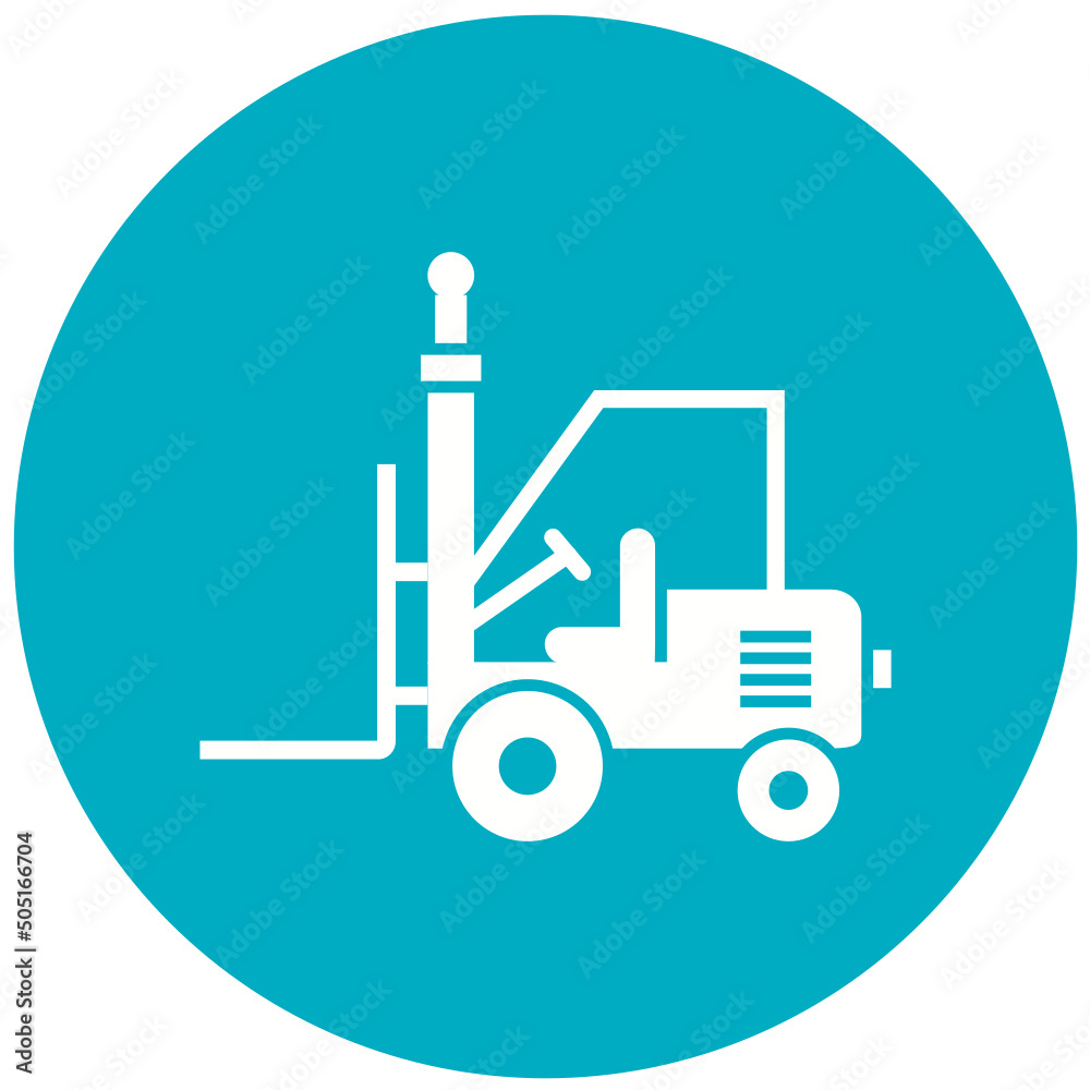 Forklift Icon Design Forklift Icon Design