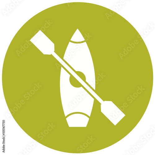 Rowing Boat Icon Design