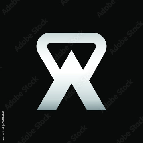 kettle bell with Letter A Fitness logo, Alphabet A gym vector monogram design