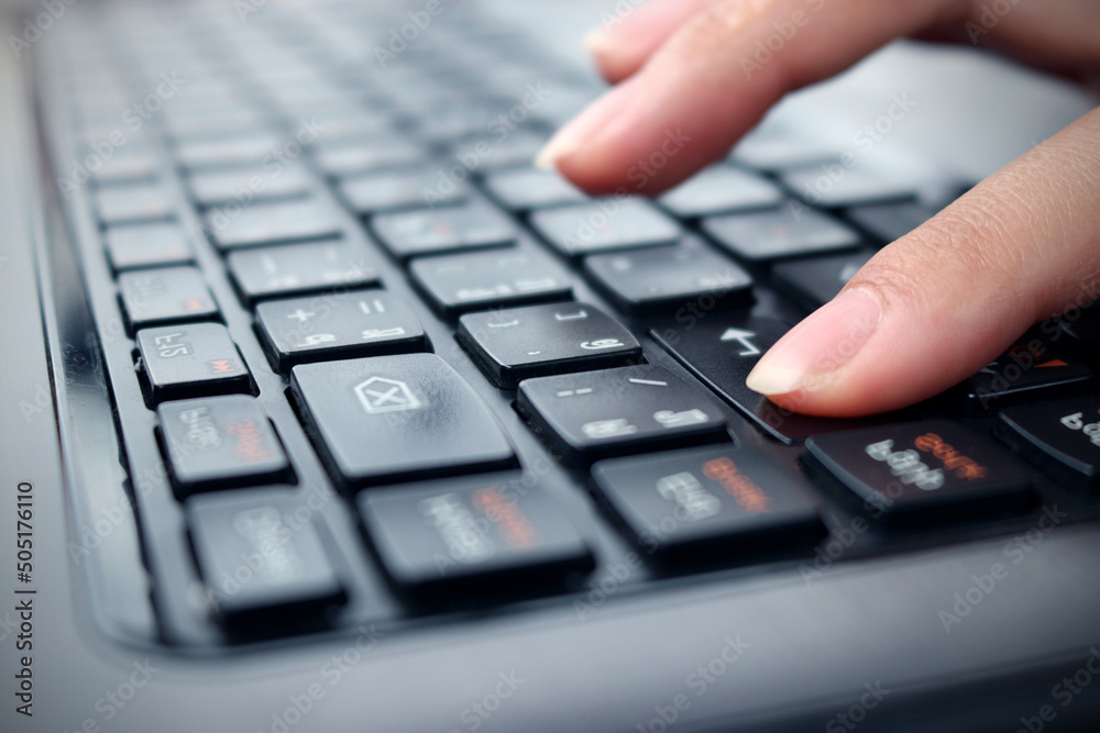 Woman working on laptop computer and cyber security concept, data protection and secured internet access, cybersecurity Woman working on laptop computer and cyber security concept, data protection and secured internet access, cybersecurity