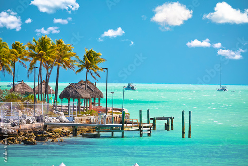 Turquoise waterfront of Florida Keys in Marathon, Florida photo