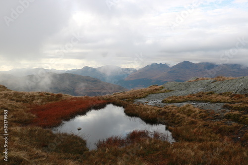 Scotland, Highland, loch, benlomond  , montagnes écossaises, randonnées, les hauts de hurlevents  photo