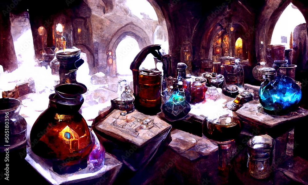 Fairy Potion Table