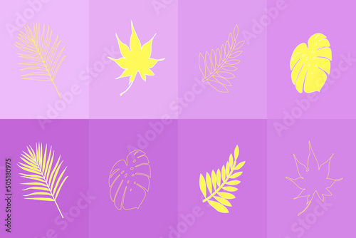 natural leaf pattern vector come up with a gradient background of the work in opposite colors Use it as a background or for a show.