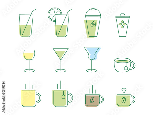 ikonka napoje drinki kawa herbata kawa lemoniada website wbeside ikona  photo