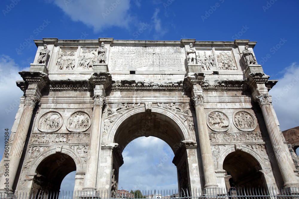 Triumphal Arch of Constantine, Rome, Italy