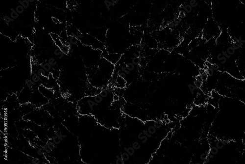 Black marble texture background. Used in design for skin tile ,wallpaper, interiors backdrop. Natural patterns. Picture high resolution. Luxurious background © natrot