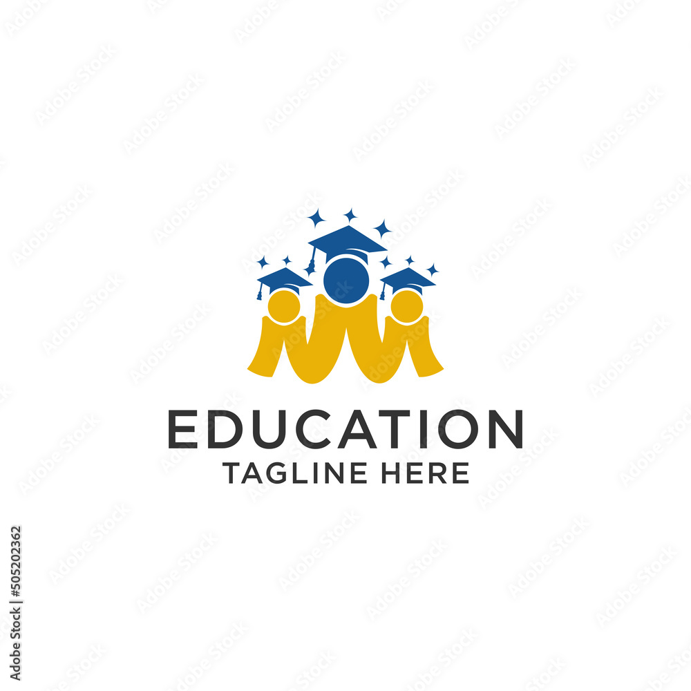 Education logo icon design vector 