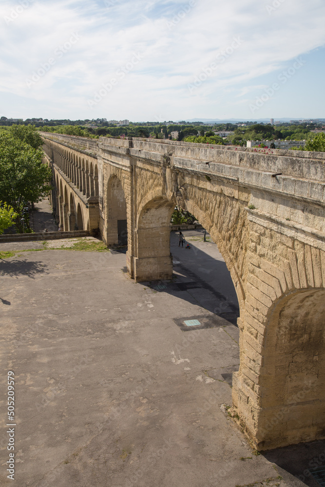 Saint Clément aqueduct known as Arceaux Aqueduct in Montpellier, France Saint Clément aqueduct known as Arceaux Aqueduct in Montpellier, France