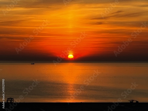 sunset on the beach © maria mollace