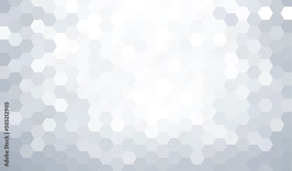 Abstract geometry hexagon white and gray texture background pattern. vector illustration.