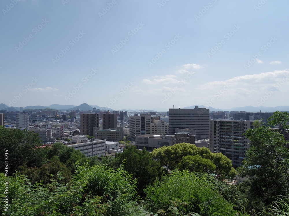 比治山公園より望む広島の街並み(広島県広島市)