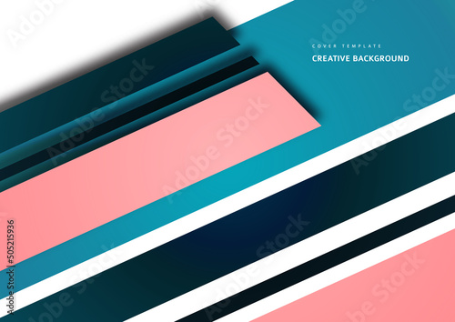 Inclined stripes and lines. Template for business presentations, app covers and website designs. Vector