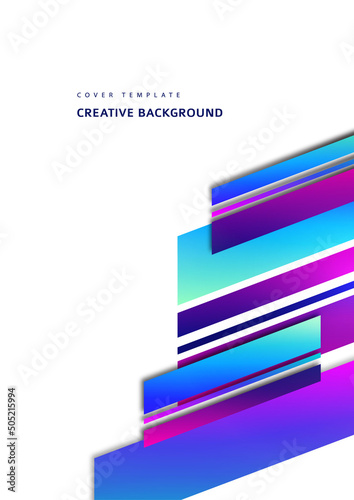 Inclined stripes and lines. Template for business presentations, app covers and website designs. Vector