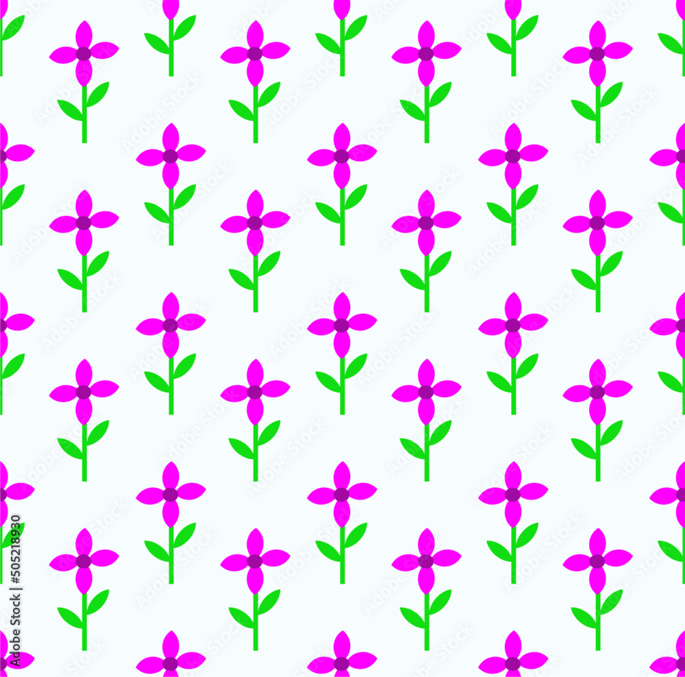 Pattern with bright flowers on a light background
Pattern with bright flowers on a light background