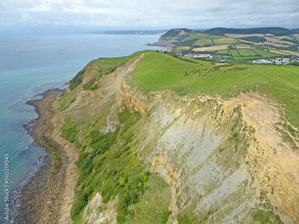 Cliffs at Eype in Dorset, England	