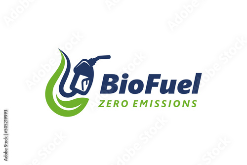 Biofuel logo design template
