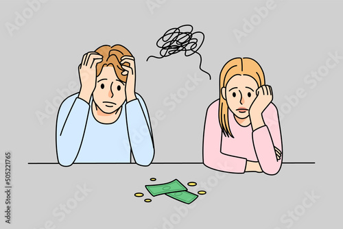 Unhappy family out of money savings 