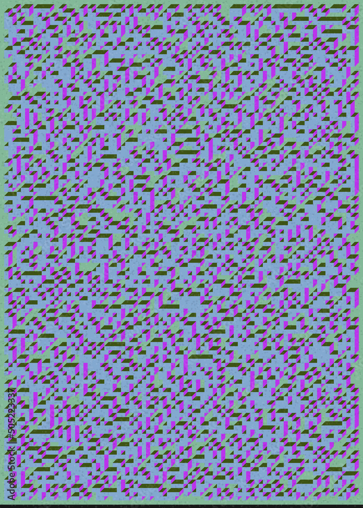Implementation of Edward Zajec’s “Il Cubo” from 1971. Essentially a Truchet tile set of 8 tiles and rules for placement art illustration Implementation of Edward Zajec’s “Il Cubo” from 1971. Essentially a Truchet tile set of 8 tiles and rules for placement art illustration