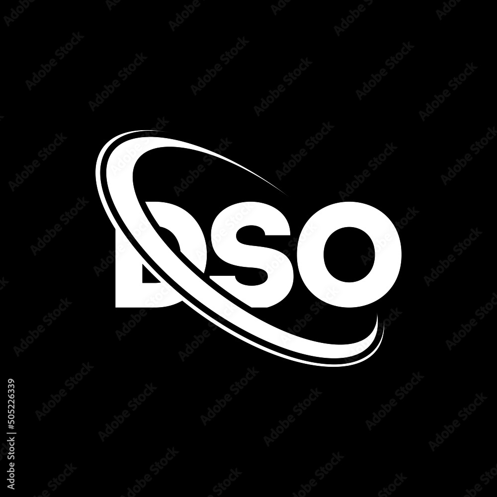 Vetor de DSO logo. DSO letter. DSO letter logo design. Initials DSO ...