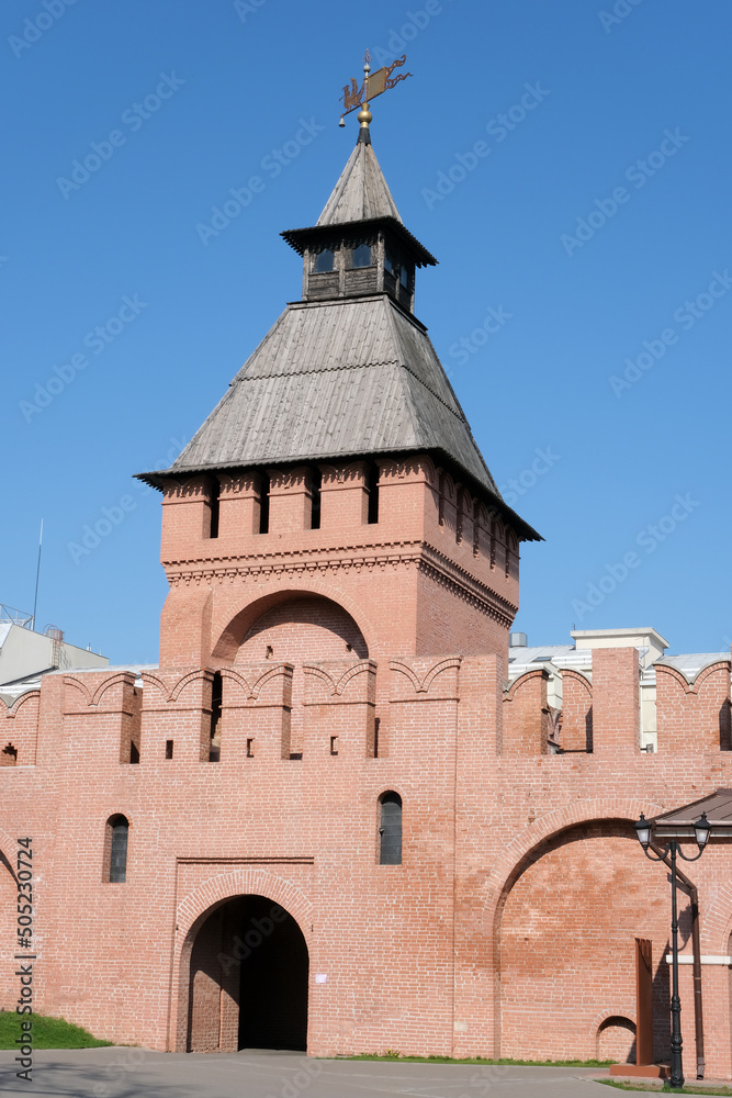 THE TOWER OF THE TULA KREMLIN FORTRESS